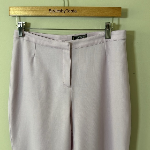 Gianni Versace Couture Wool Pant Light Purple Formal Trouser Italy Sz 42 US 6 - Picture 2 of 14